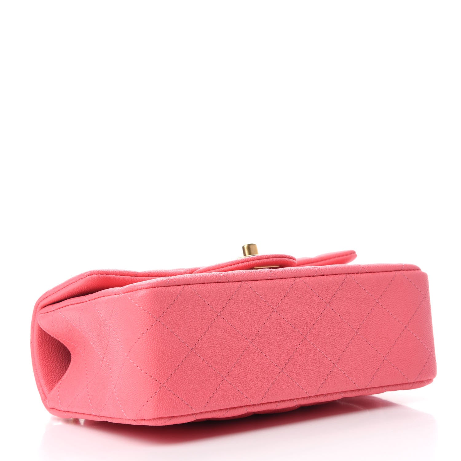 Chanel Caviar Quilted Mini Top Handle Rectangular Flap Pink 4 of 11