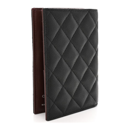 Chanel Caviar Quilted Passport Holder Black 3 of 8