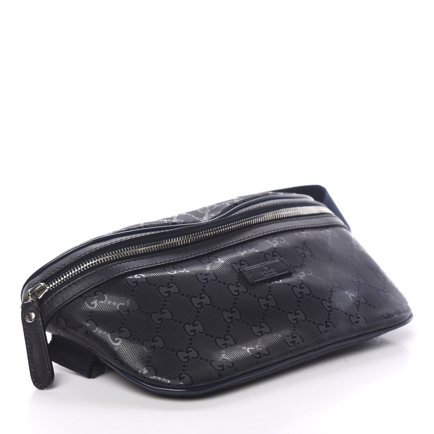 Gucci Imprime Monogram Belt Bag Navy 3 of 13