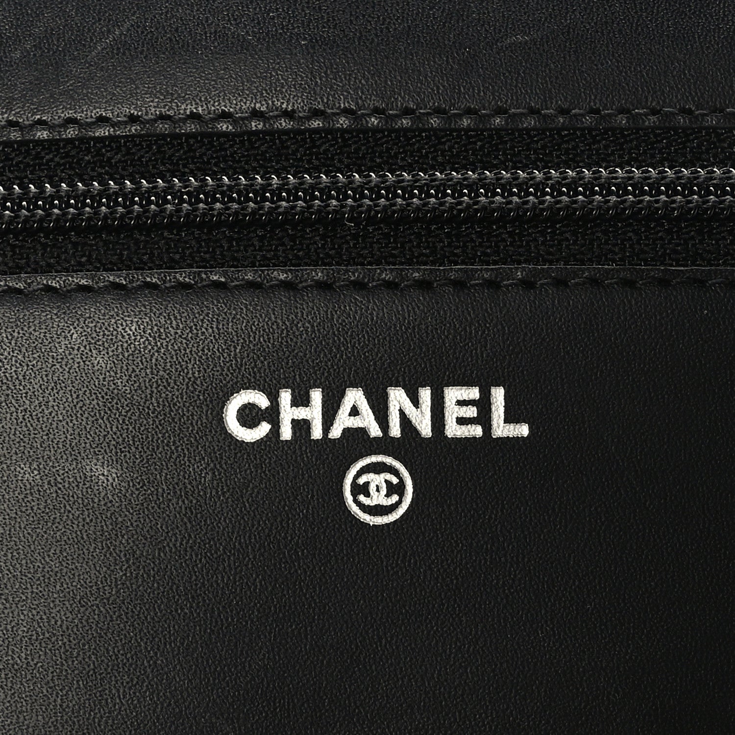 Chanel Calfskin Quilted Cambon Wallet on Chain WOC Black 6 of 10