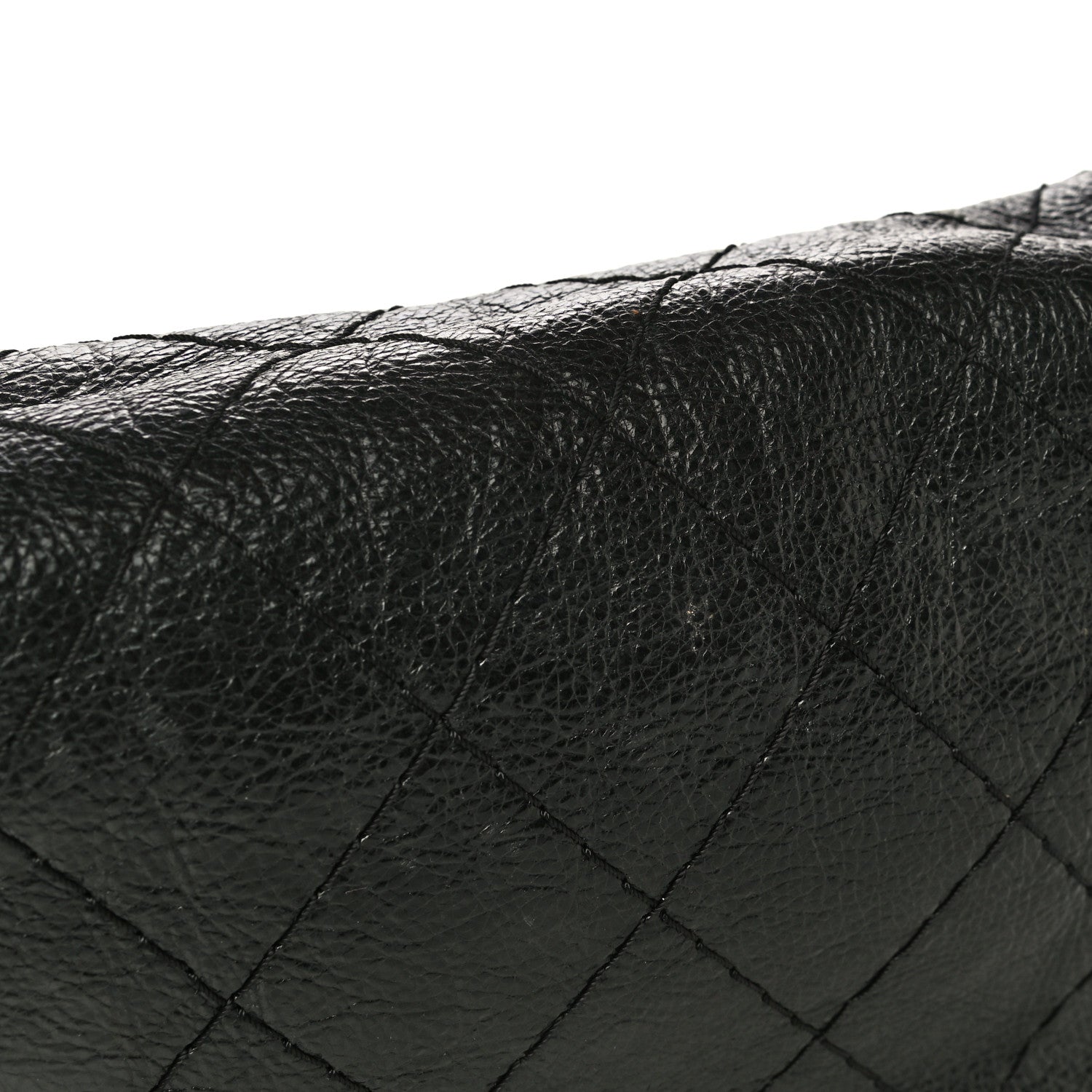 Chanel Glazed Calfskin Stitched On The Road Flap Black 16 of 19