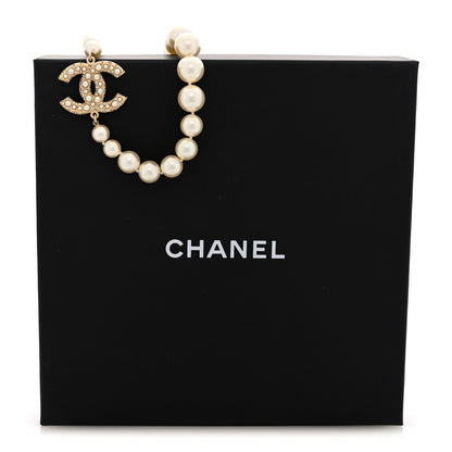 Chanel Pearl CC 100th Anniversary Necklace Light Gold 5 of 5