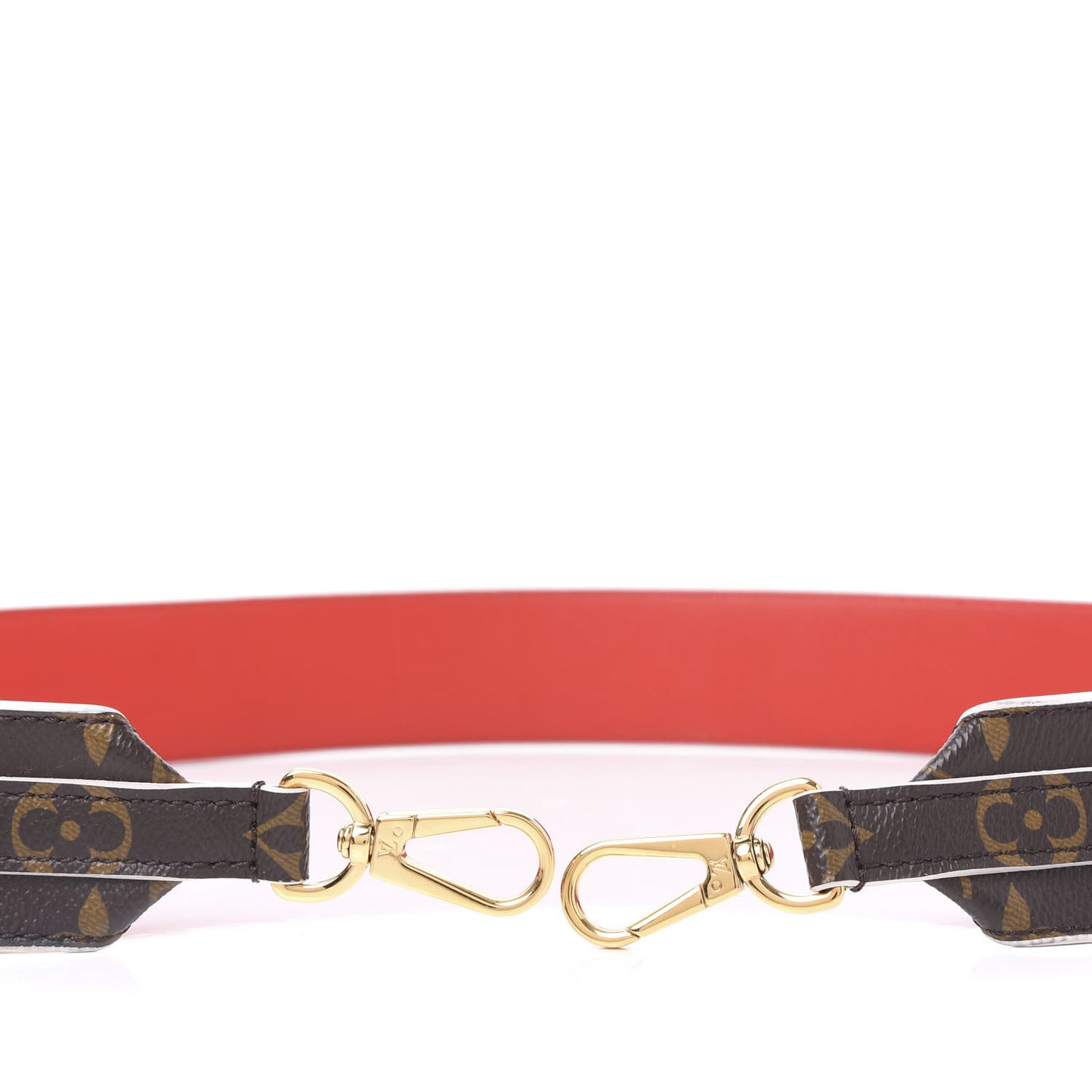 Monogram Bandouliere Shoulder Strap Red