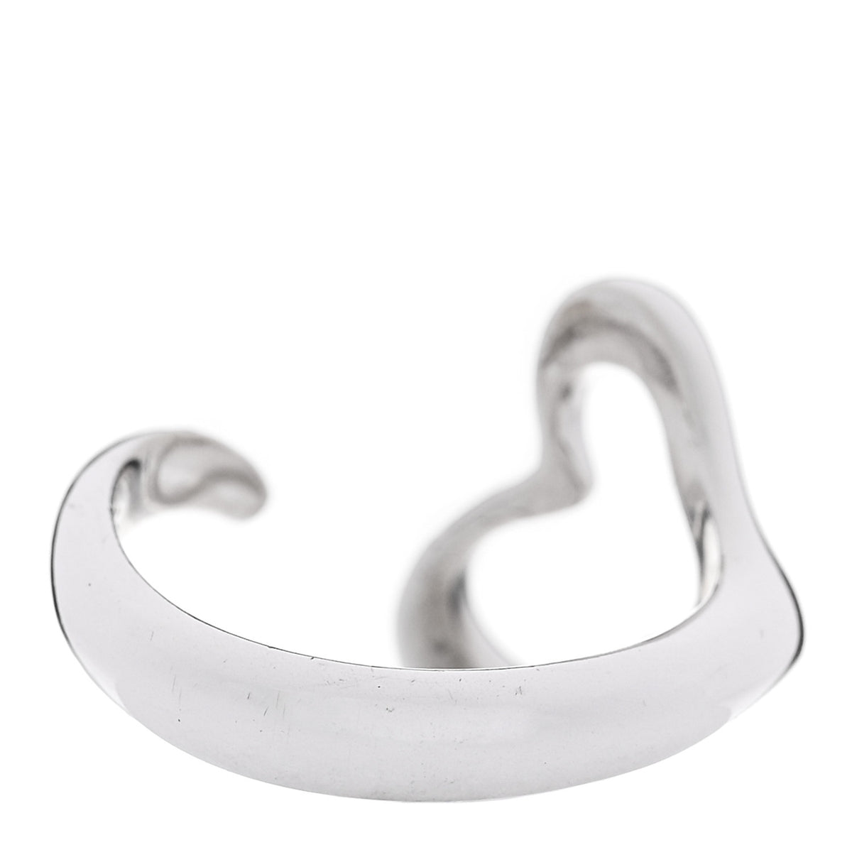 Sterling Silver Elsa Peretti Open Heart Ring 52 6