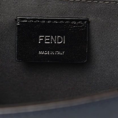 Fendi Vitello Elite Flamingo Colorblock Demi Jour Shoulder Bag Papavero Multicolor Asfalto 6 of 9
