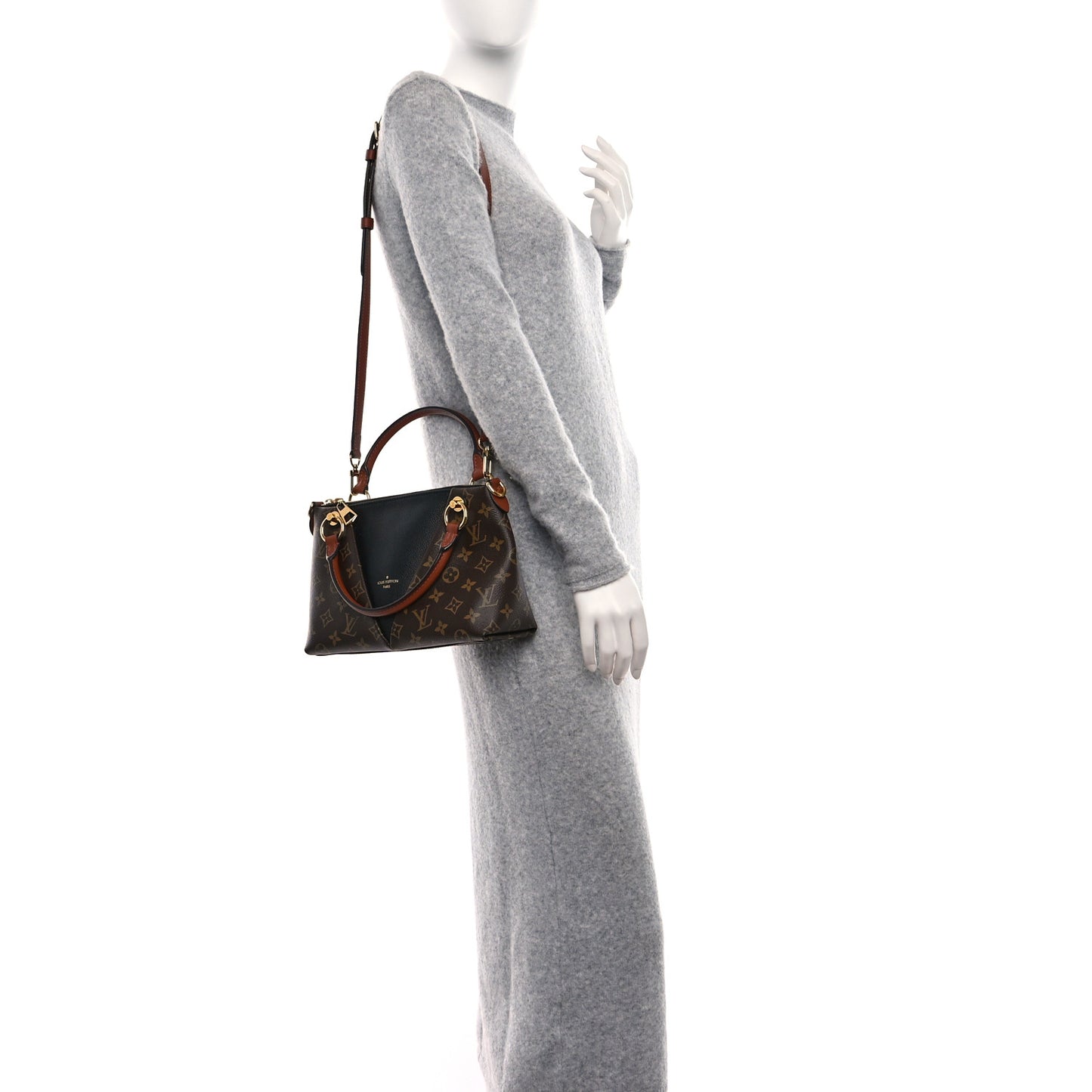 Monogram V Tote MM Black