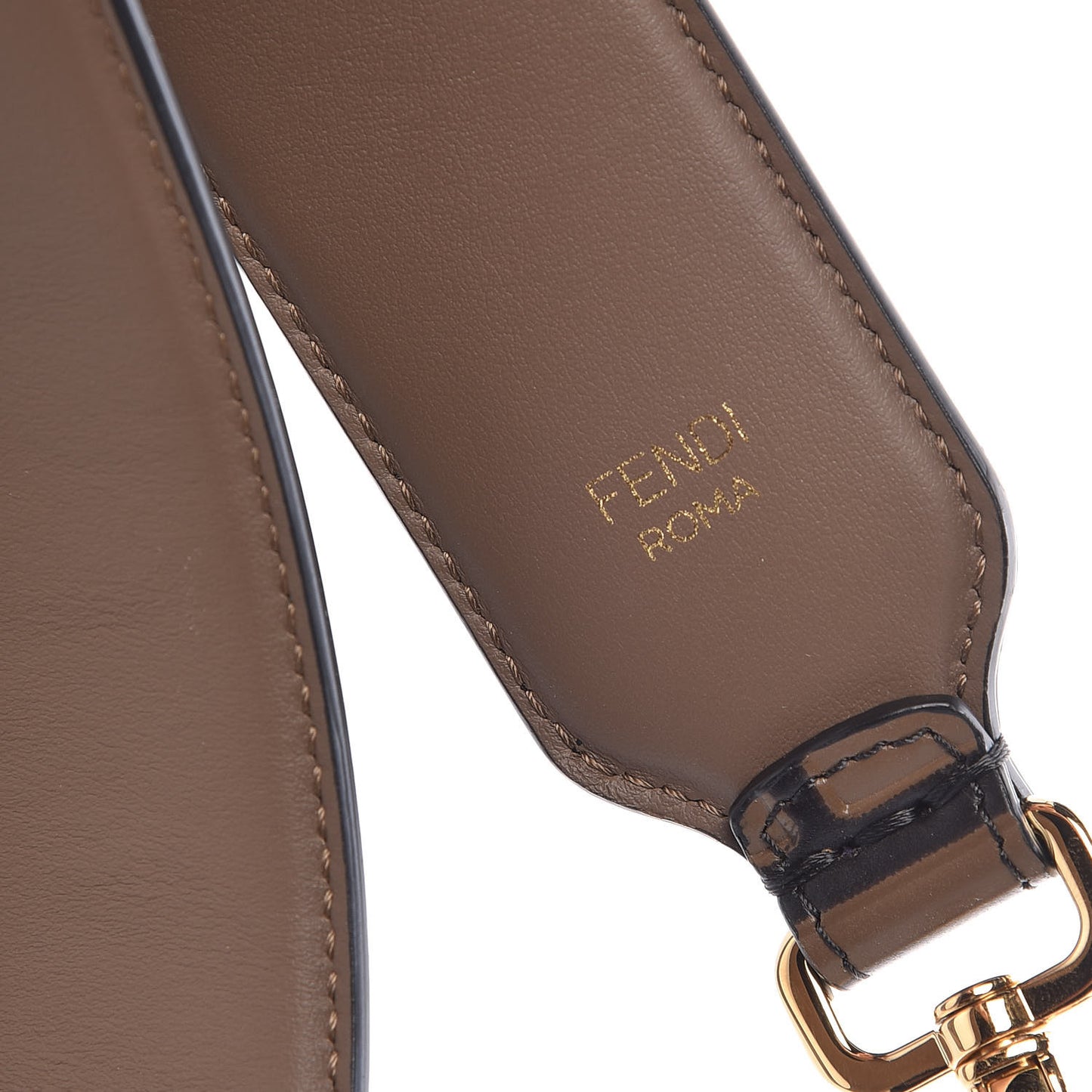 Vitello Century Bi-Color FF 1974 Embossed Strap You Maya Black