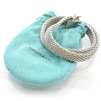 Tiffany Sterling Silver Somerset Mesh Necklace 3 of 5