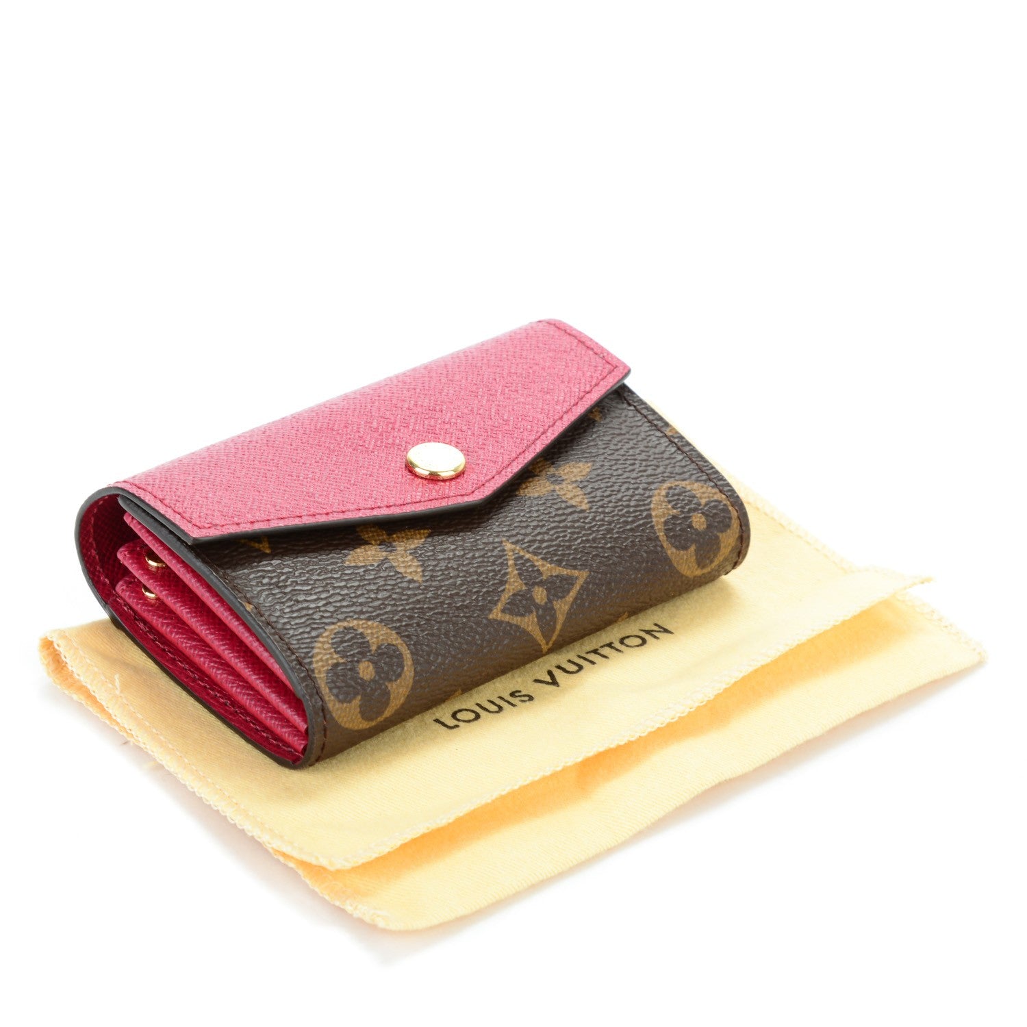 Louis Vuitton Monogram Sarah Multicartes Fuchsia 4 of 7
