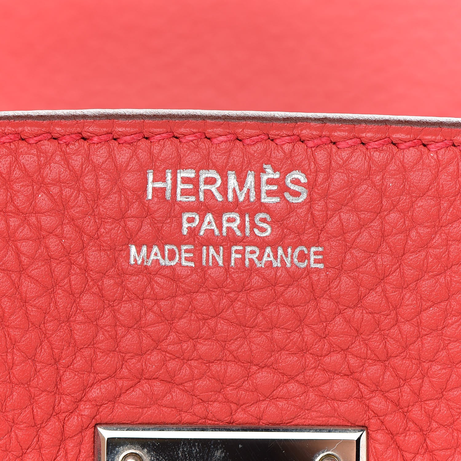 Hermes Taurillon Clemence Birkin 35 Bougainvillea 23 of 33