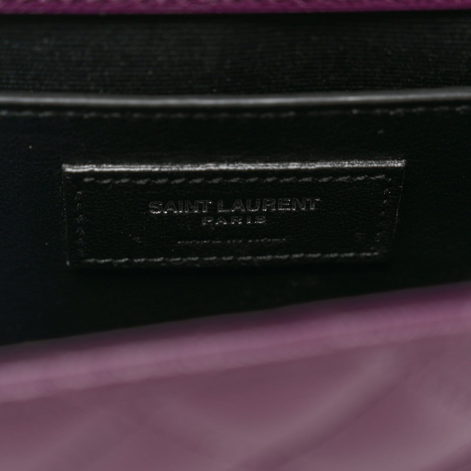 Saint Laurent Grain De Poudre Textured Mixed Matelasse Triquilt Medium Monogram Satchel Lilac 8 of 10