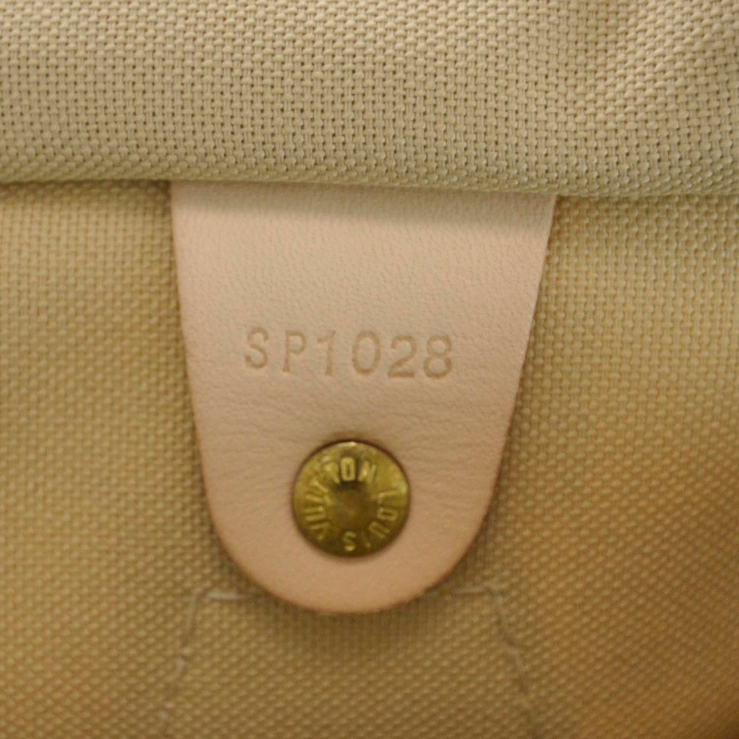 Louis Vuitton Damier Azur Speedy 30 7 of 7