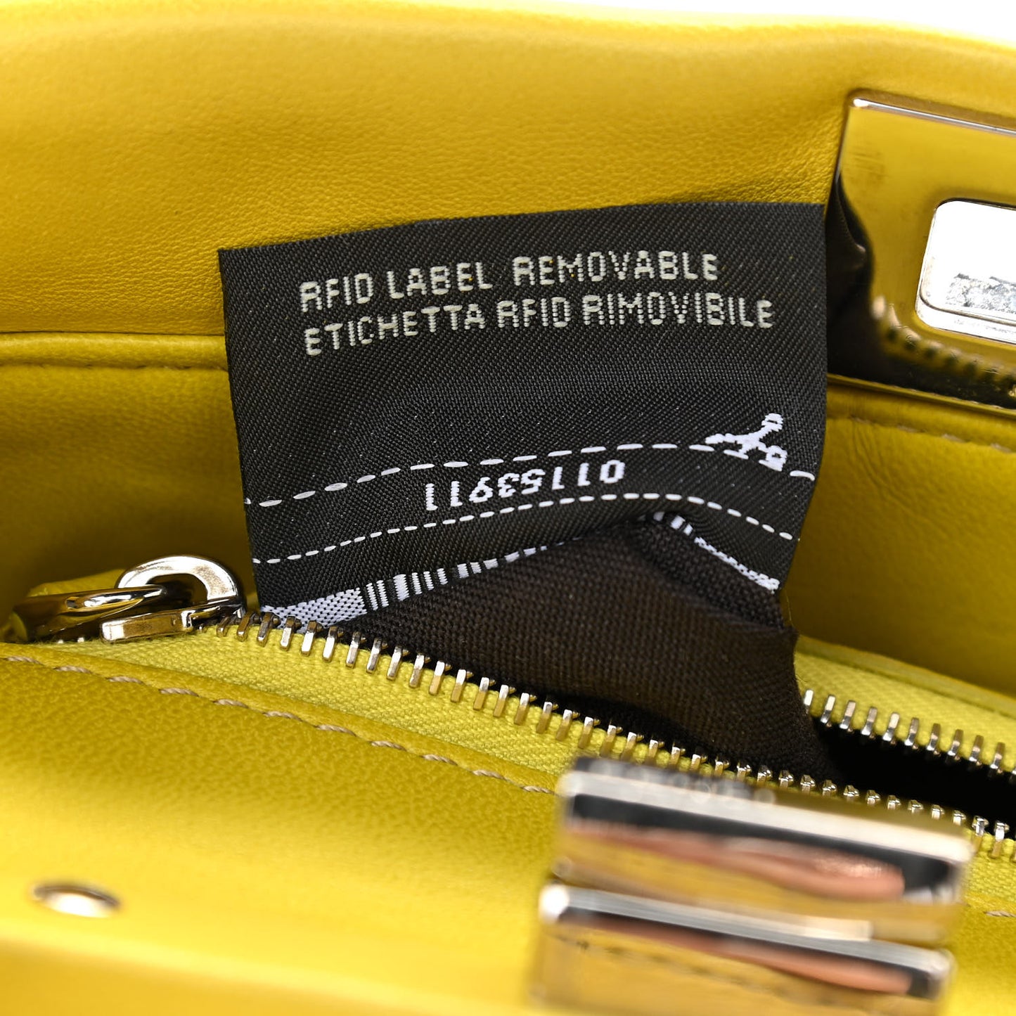 Nappa Mini Peekaboo Iconic Satchel Lime