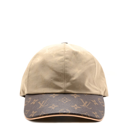 Louis Vuitton Polyester Silk Monogram LV Get Ready Cap M Beige 3 of 10