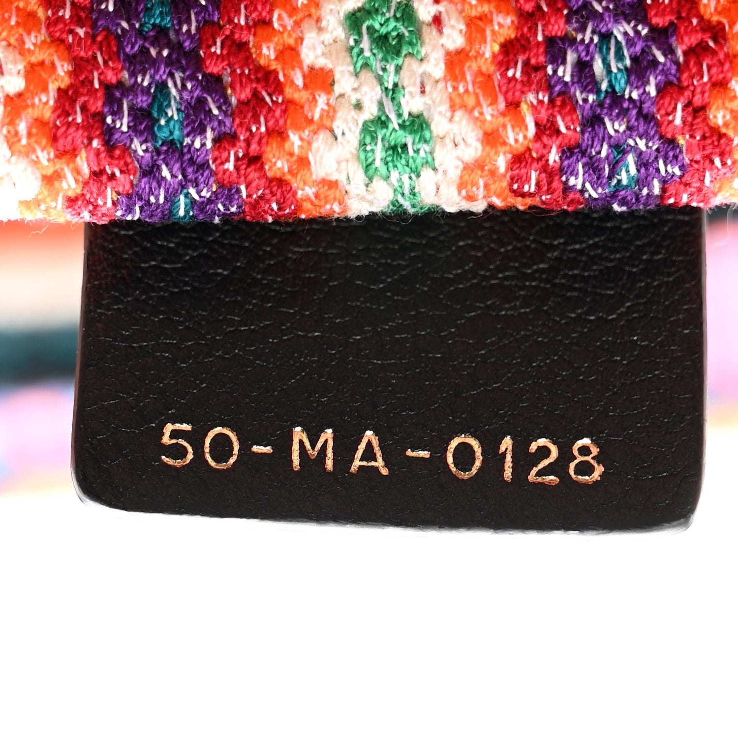 Christian Dior Canvas Embroidered Large Book Tote Orange Multicolor 7 of 11