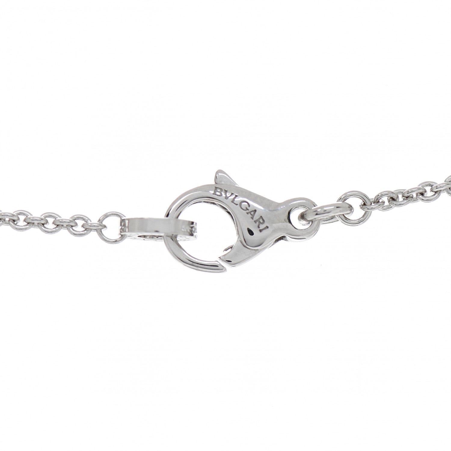 Bulgari 18K White Gold B.Zero1 Lavalier Necklace 4 of 4
