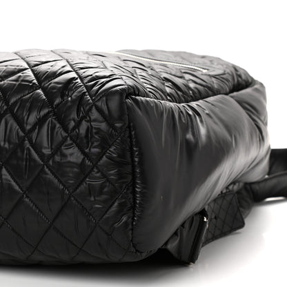 Chanel Nylon Quilted XL Coco Cocoon Backpack Black 8 of 8