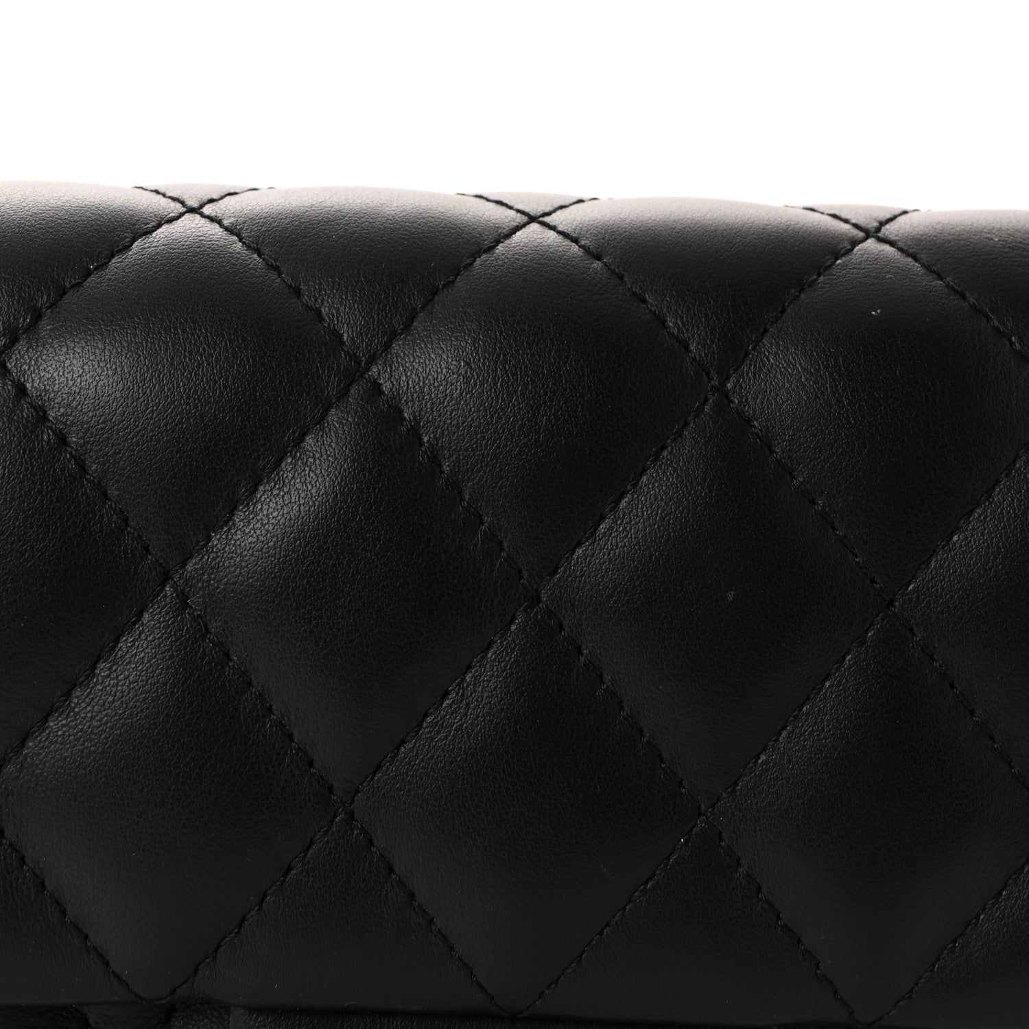Chanel Calfskin Quilted CC Uniform Flap Belt Bag Black 8 of 10