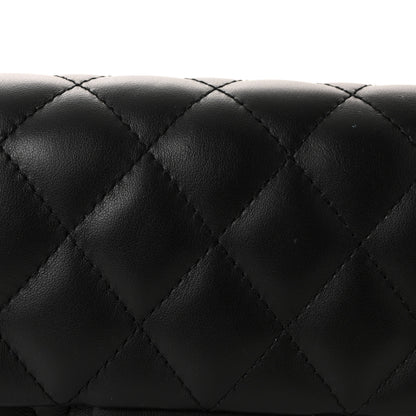 Chanel Calfskin Quilted CC Uniform Flap Belt Bag Black 8 of 10