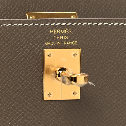 Hermes Epsom Kelly Sellier 25 Etoupe 6 of 11