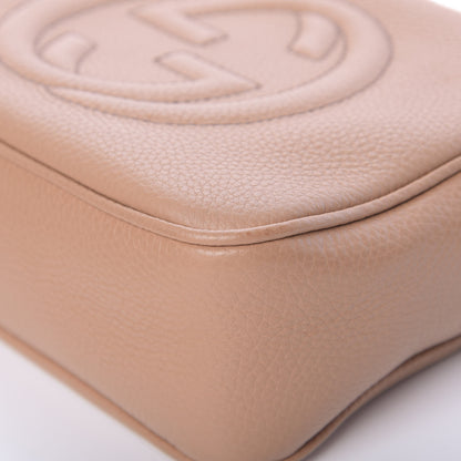 Gucci Pebbled Calfskin Small Soho Disco Bag Camelia 10 of 12