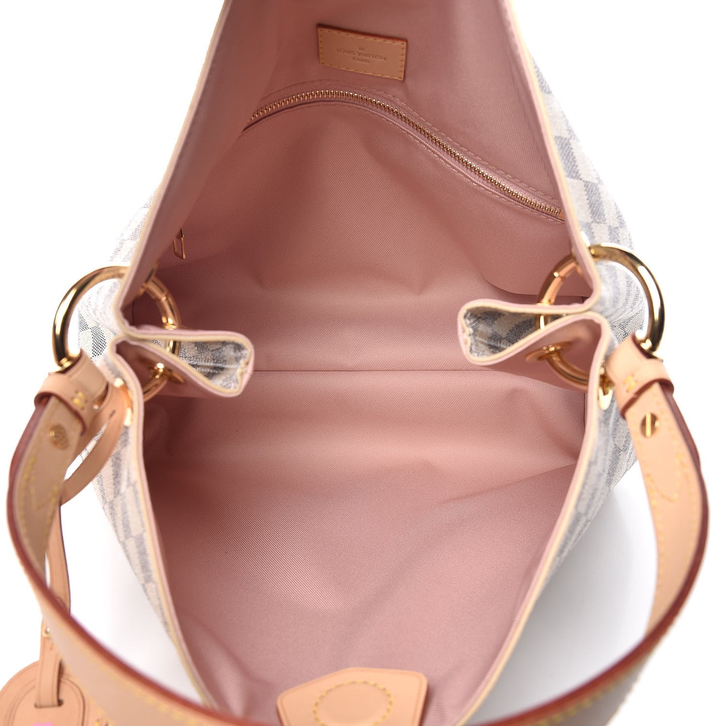 Damier Azur Graceful PM Rose Ballerine
