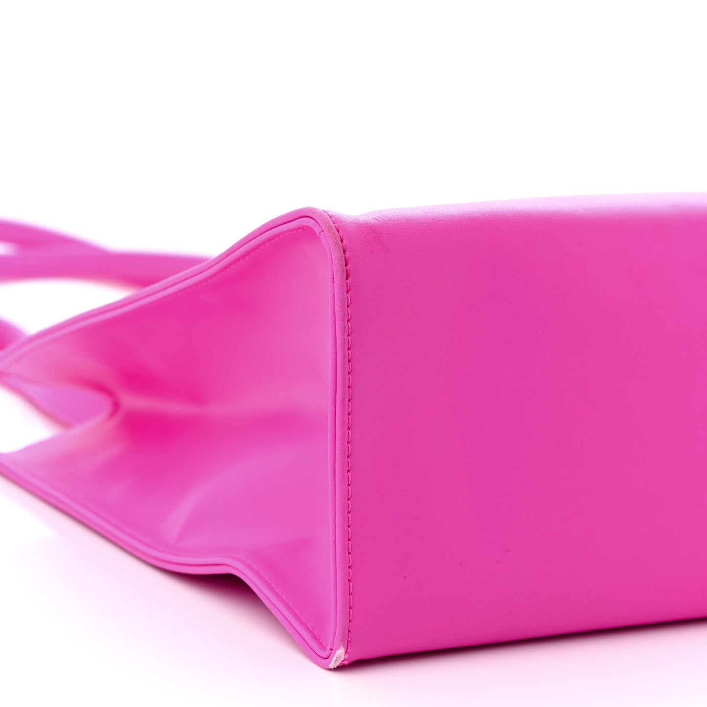 Vegan Leather Medium Shopping Bag Azalea