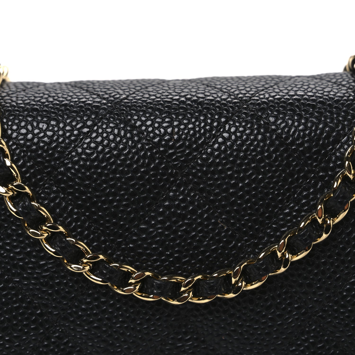 Chanel Caviar Quilted Wallet on Chain WOC Black 9 of 12