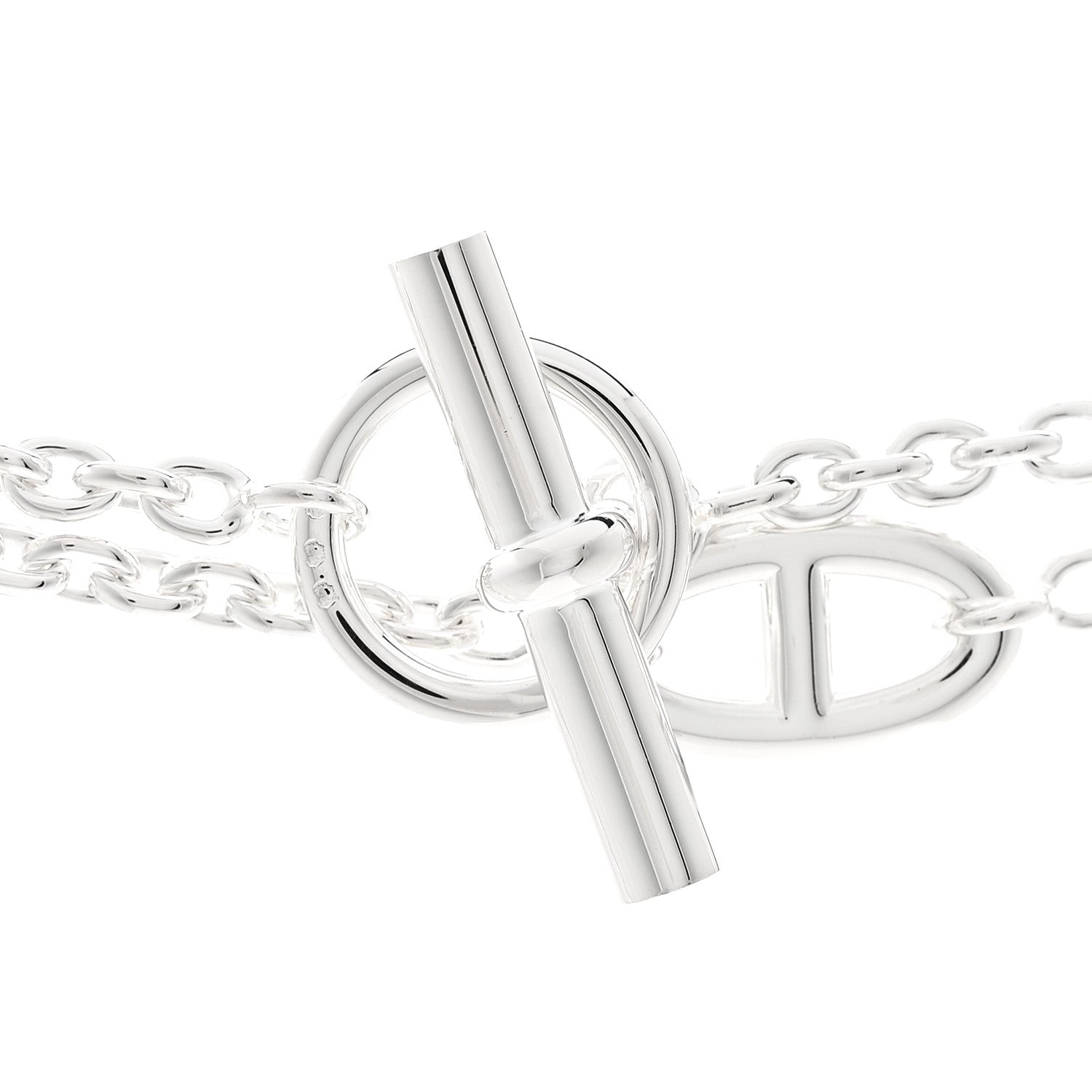 Hermes Sterling Silver Farandole Necklace 120 4 of 6