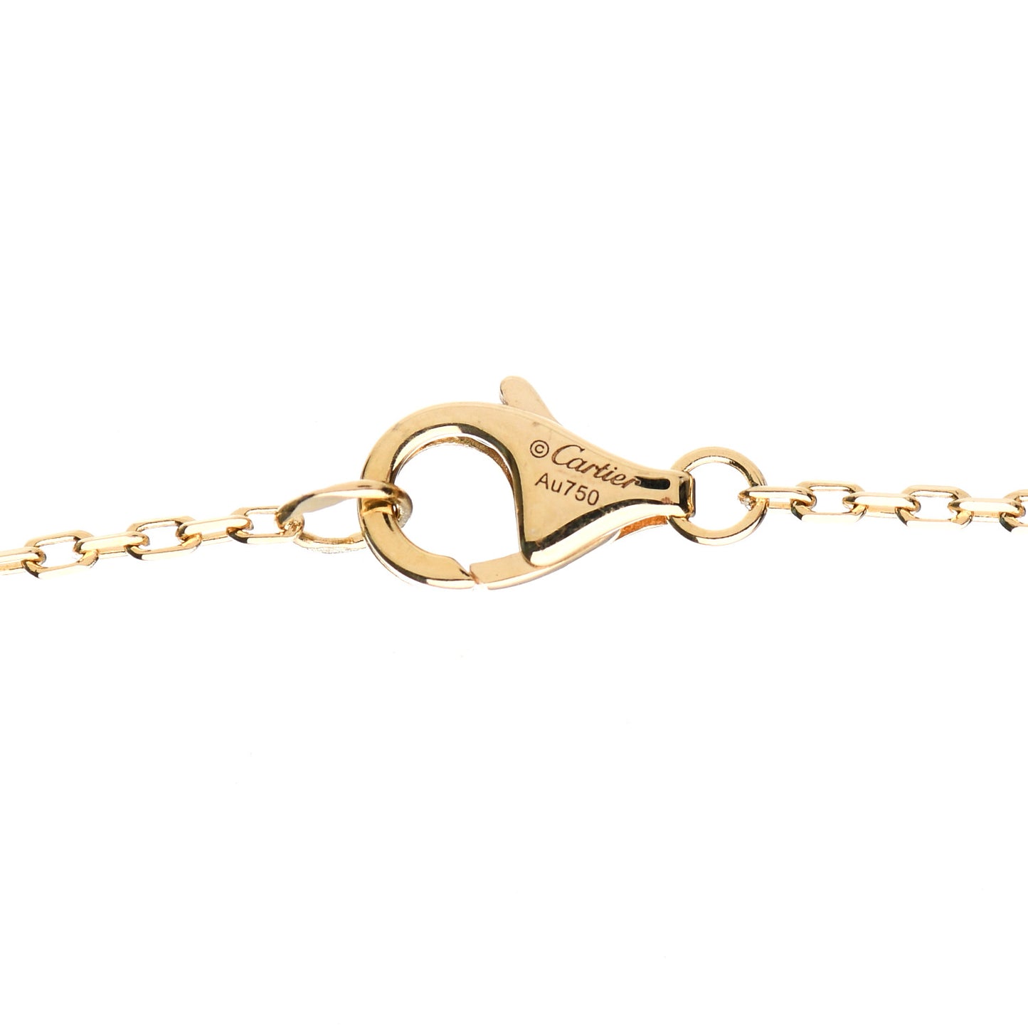 18K Yellow Gold Diamond Juste Un Clou Pendant Necklace