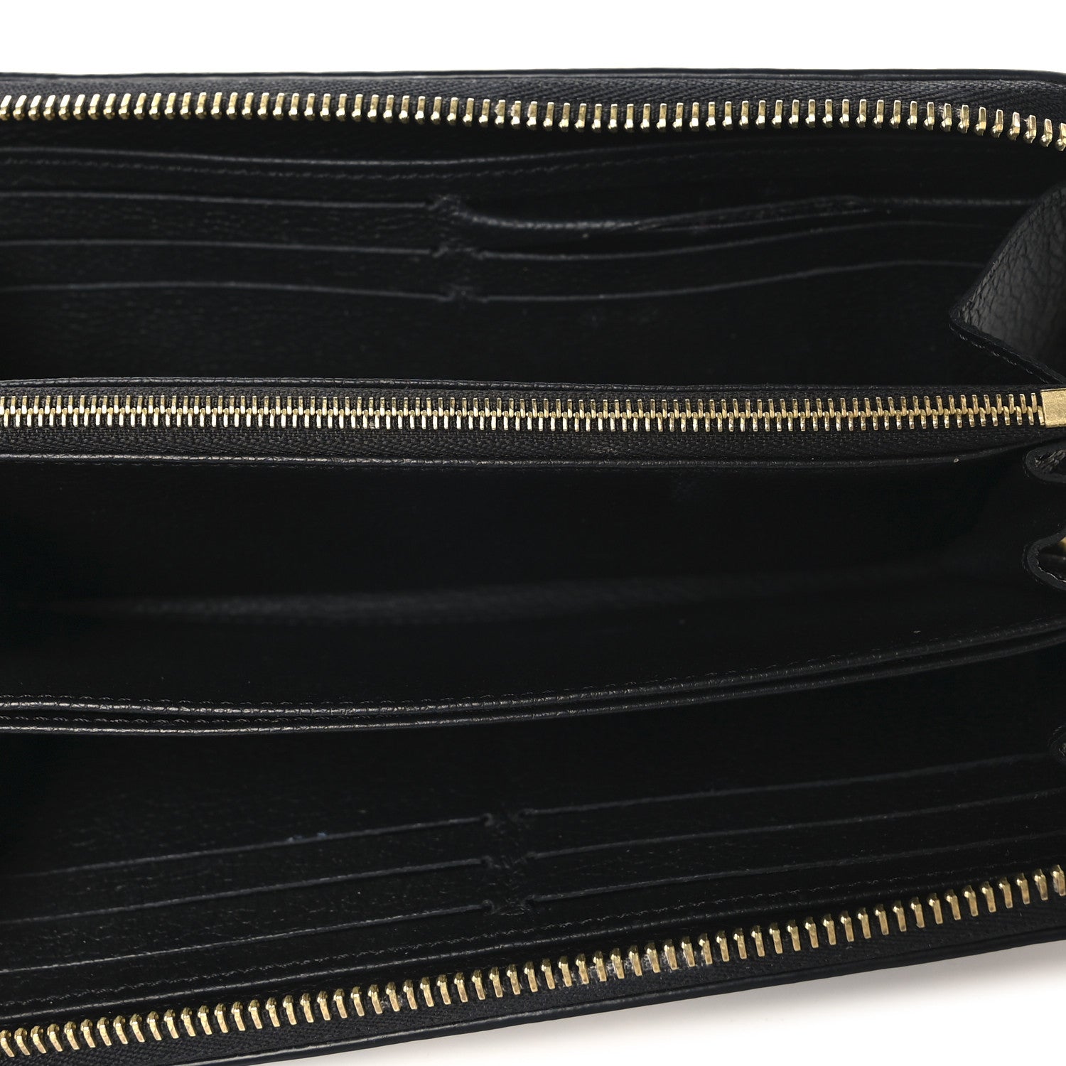 Louis Vuitton Empreinte Monogram Giant Zippy Wallet Black Beige 5 of 9
