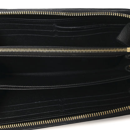 Louis Vuitton Empreinte Monogram Giant Zippy Wallet Black Beige 5 of 9