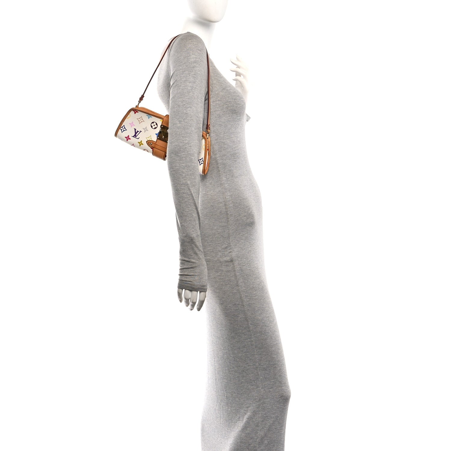 Louis Vuitton Monogram Multicolor Shirley White 2 of 9