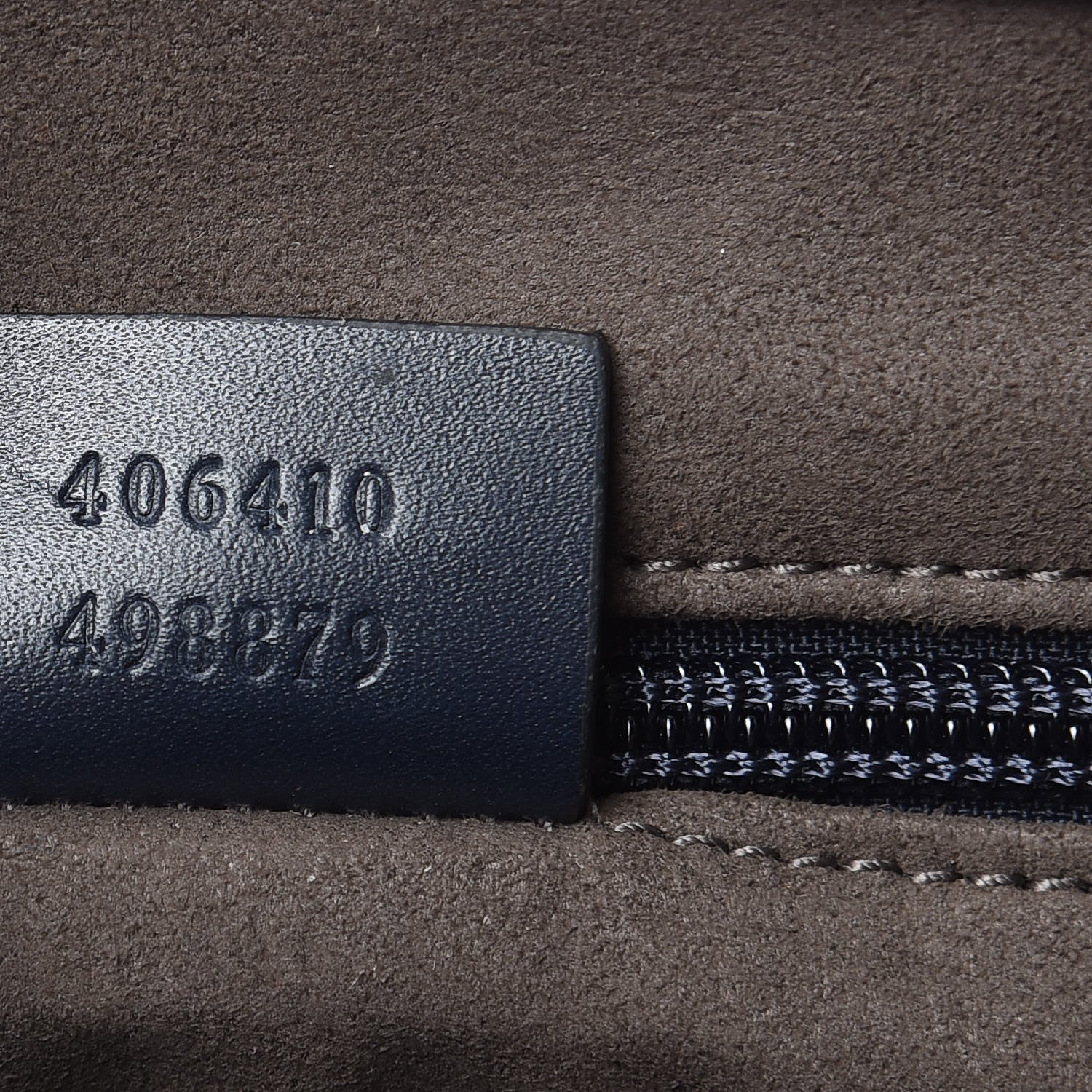 Gucci Guccissima Signature Small Messenger Bag Blue 7 of 10