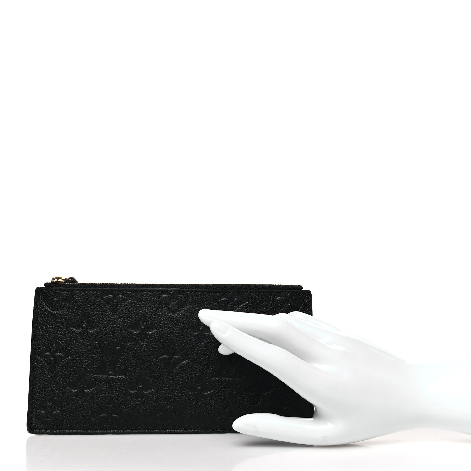 Louis Vuitton Empreinte Felicie Chain Wallet Zippered Insert Black 2 of 11