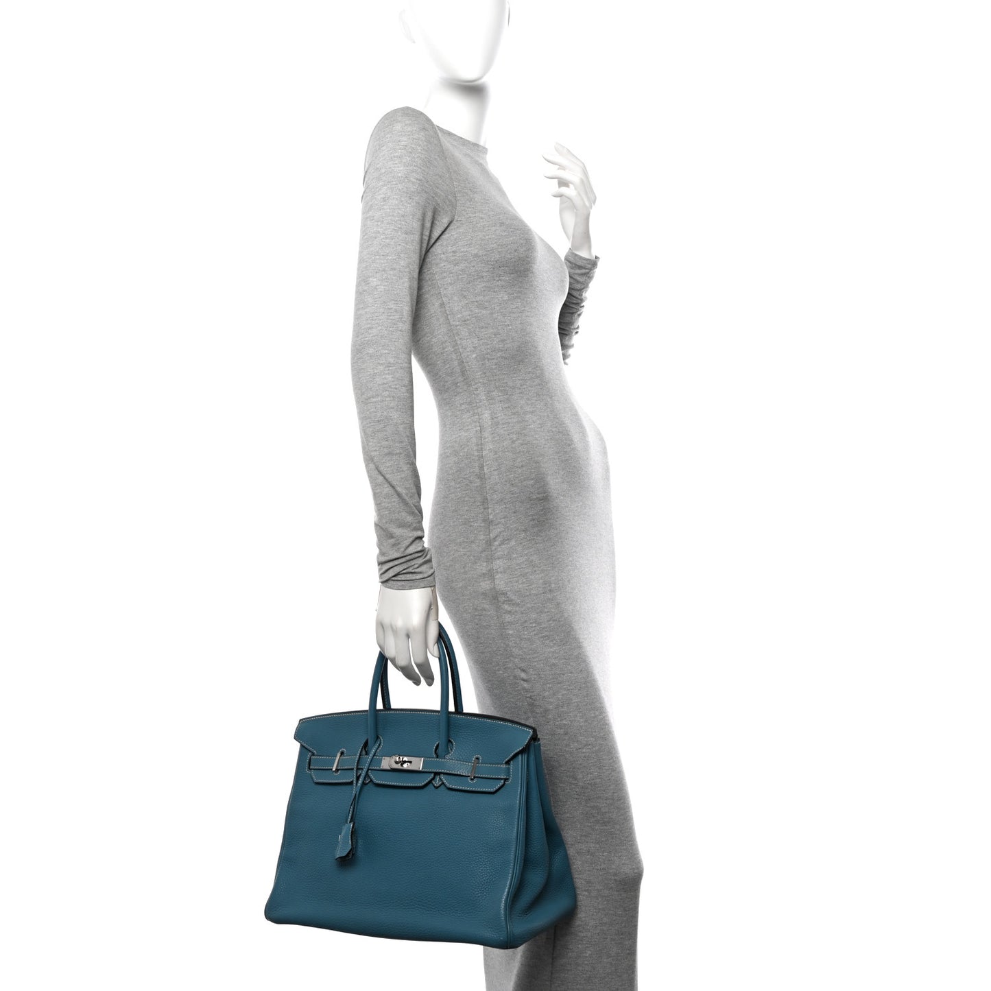 Togo Birkin 35 Blue Jean