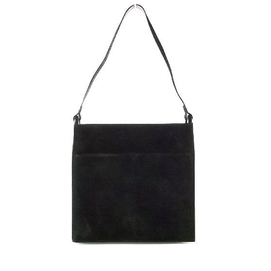 Gucci Suede Shoulder Bag Black 1 of 8