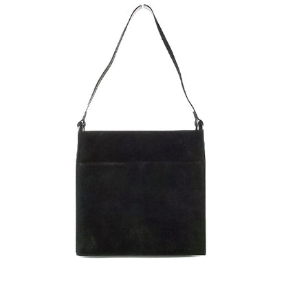 Gucci Suede Shoulder Bag Black 1 of 8