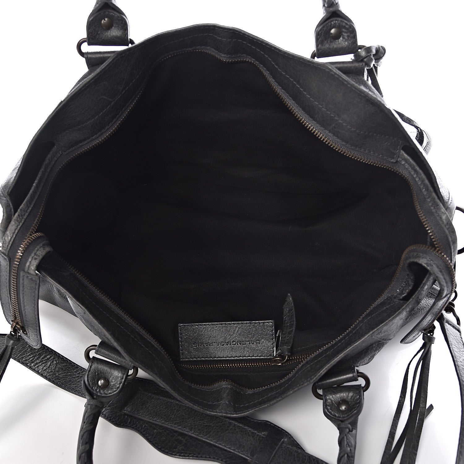 Balenciaga Agneau Classic Hardware Part Time Anthracite 5 of 13