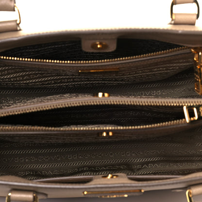 Prada Saffiano Lux Small Tote Sabbia 4 of 10