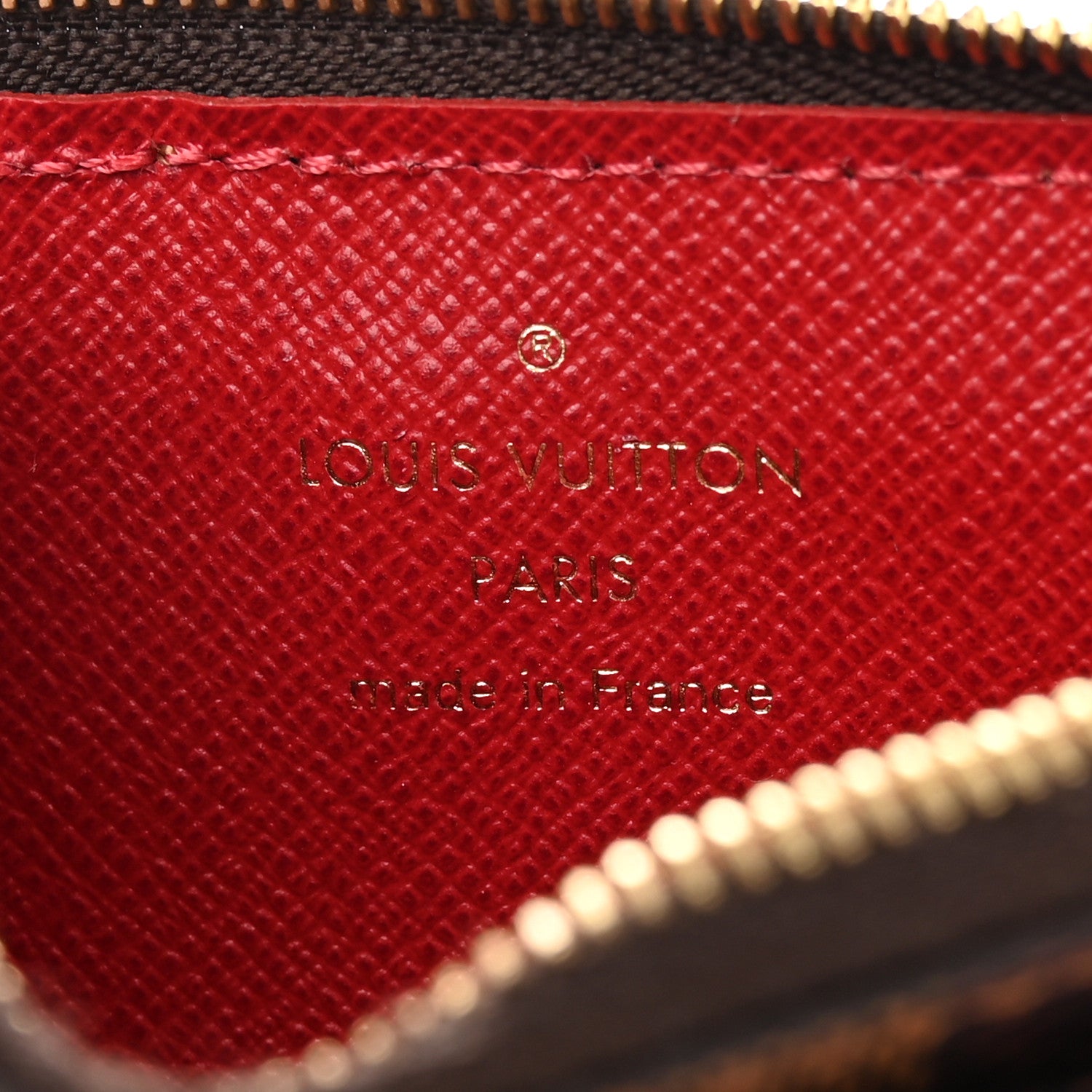 Louis Vuitton Damier Ebene Recto Verso Card Holder Red 6 of 8