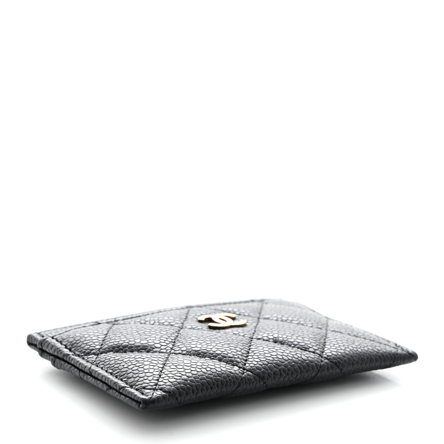 Chanel Caviar Quilted Card Holder Black 4 of 9