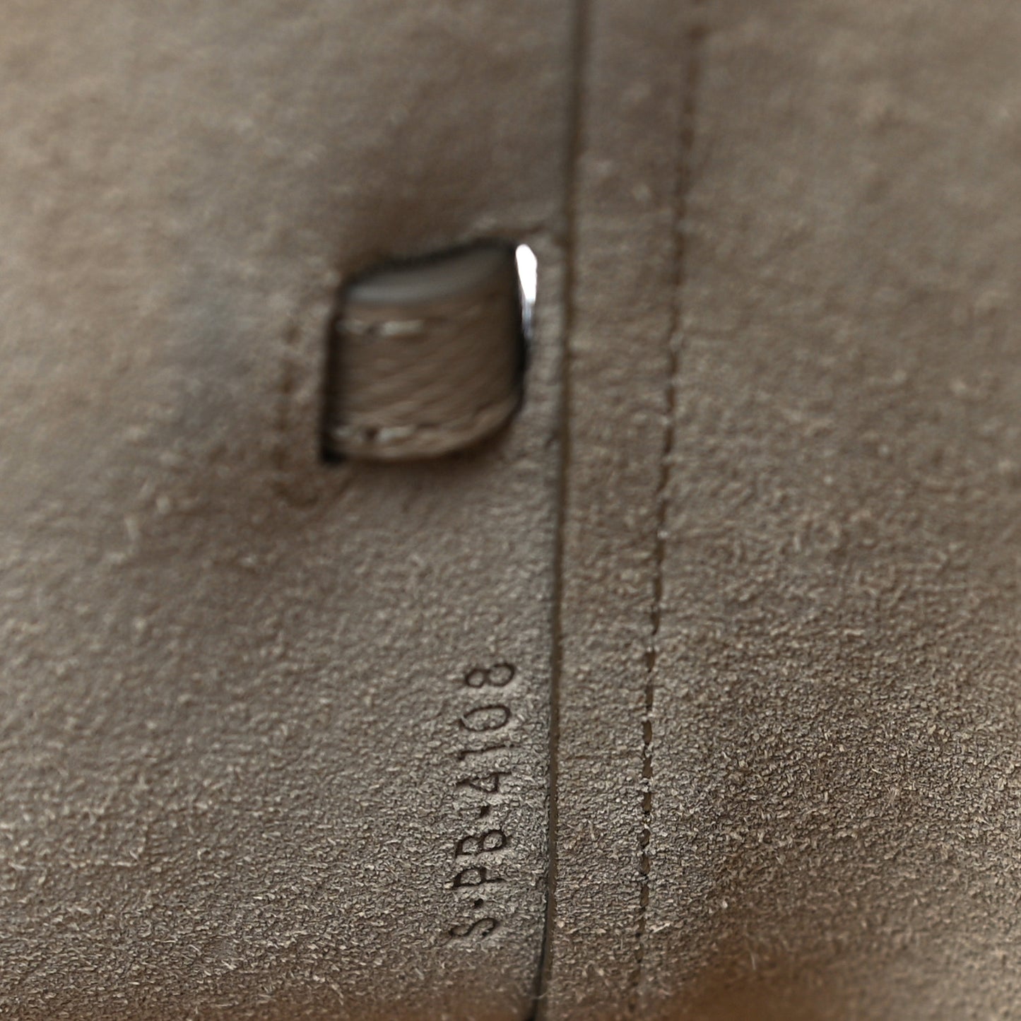 Grained Calfskin Mini Belt Bag Light Taupe