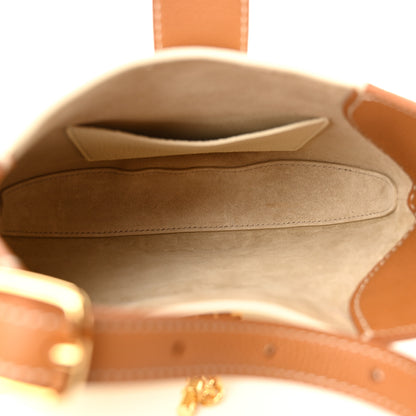 Loro Piana Grained Calfskin Mini Bobbin Wheat 5 of 9