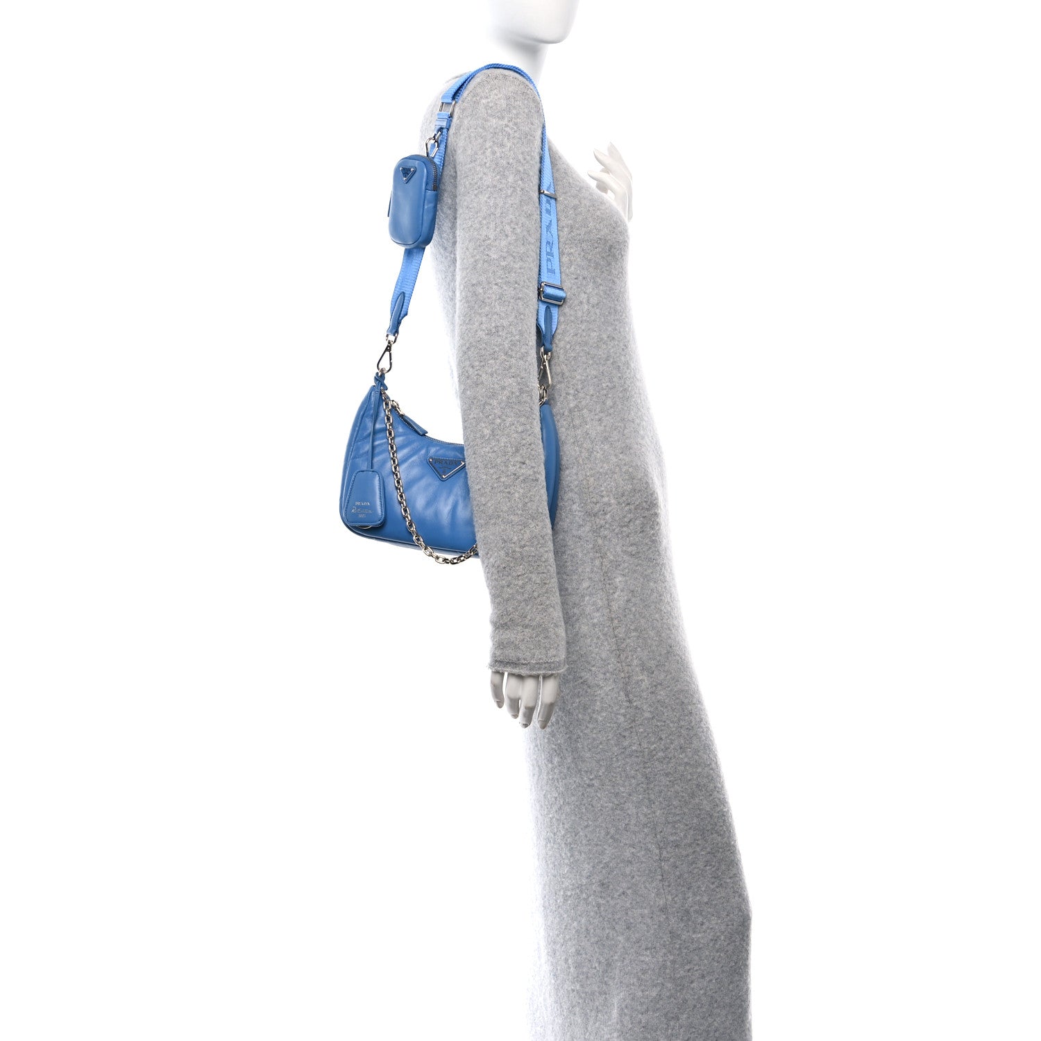 Prada Nappa Soft Padded Re-Edition 2005 Shoulder Bag Onda 1656018