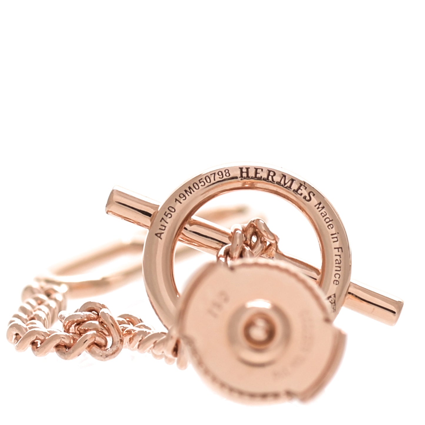 18K Rose Gold Echappee Earrings