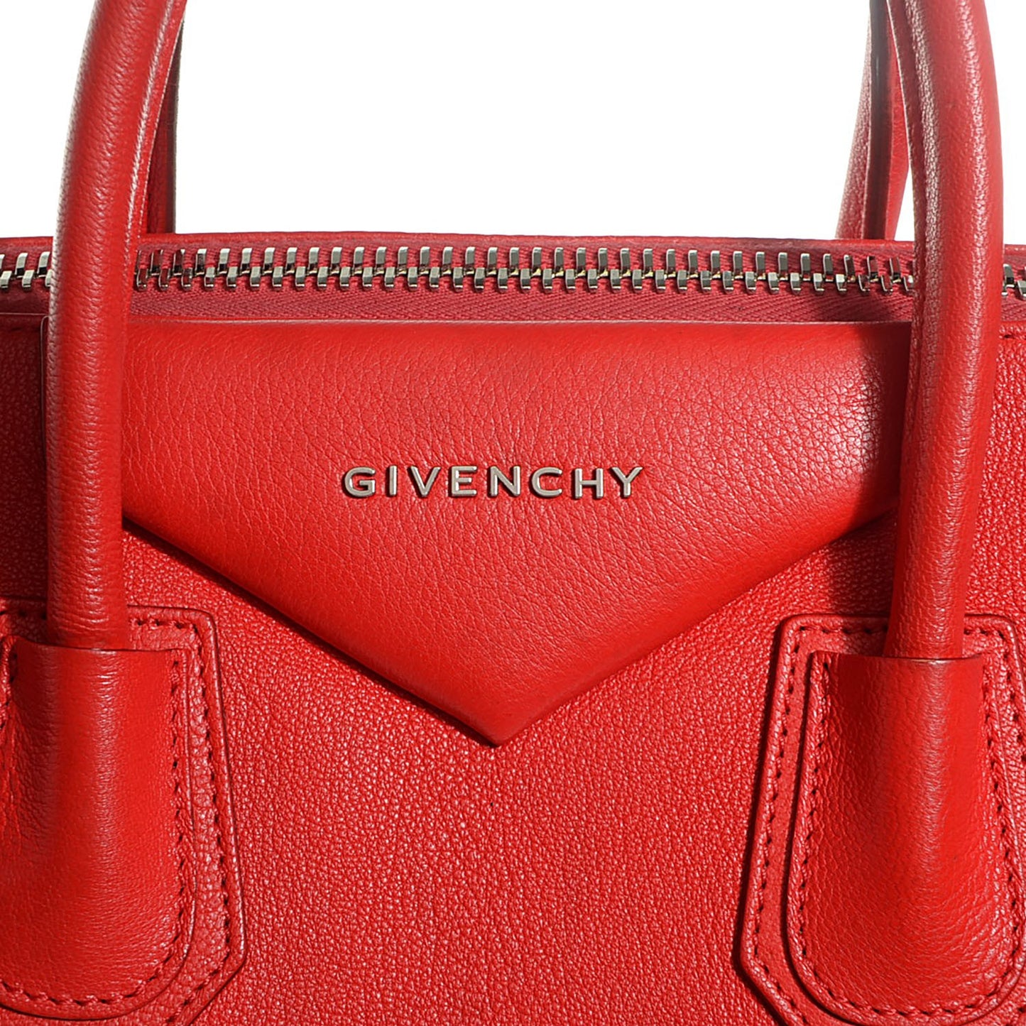 Sugar Goatskin Medium Antigona Red