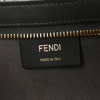 Fendi Chenille Vitello King Plexiglass FF O'Lock Swing Anthracite Asfalto 6 of 10