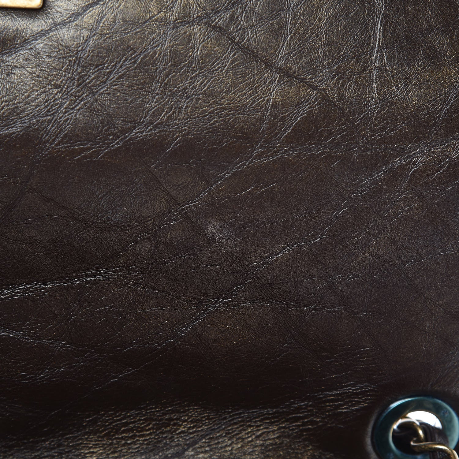Chanel Metallic Aged Calfskin Quilted Medium Pondichery Flap Bronze 10 of 10
