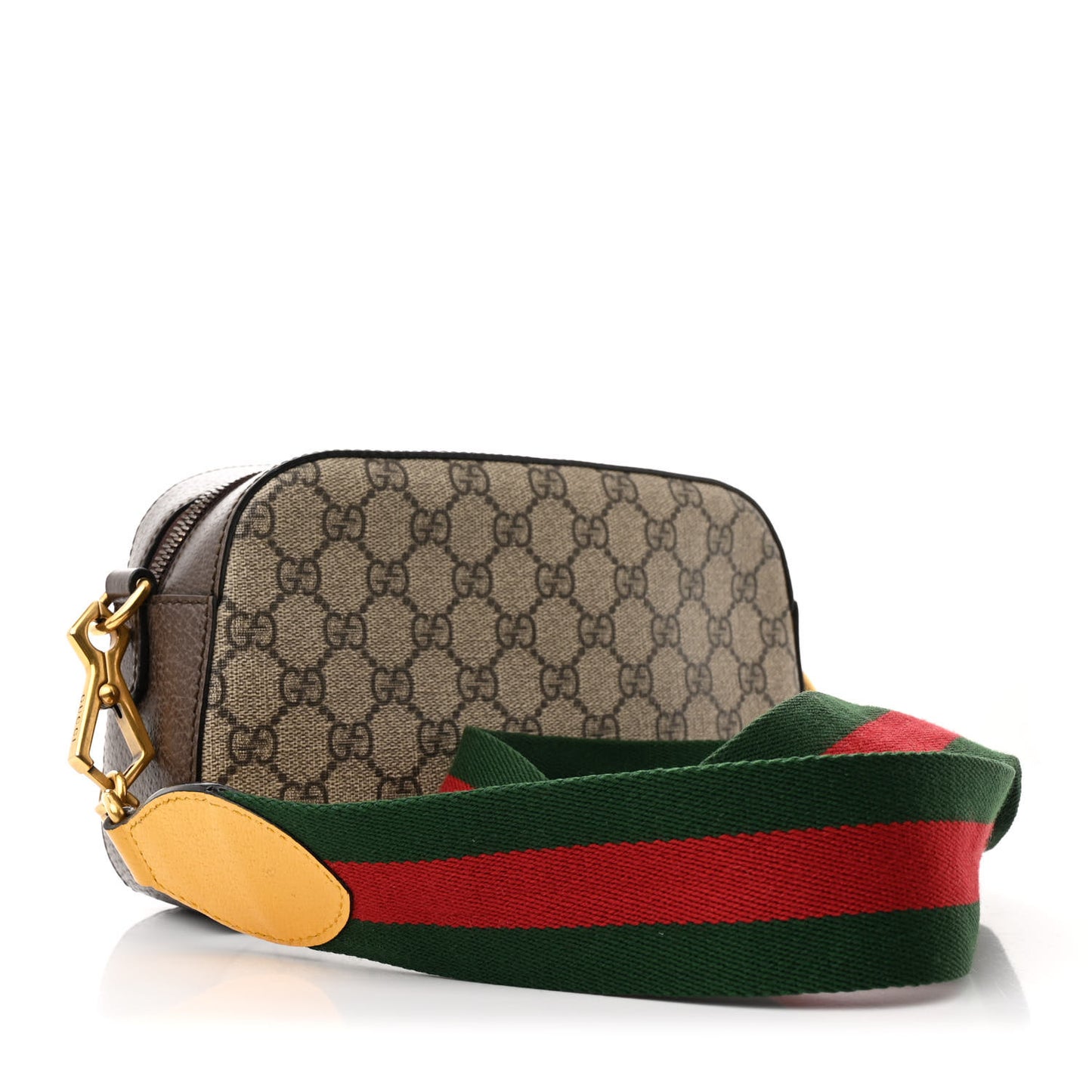 GG Supreme Monogram Web Neo Vintage Shoulder Bag Beige New Acero Crop